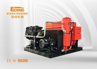 De Luchtcompressor 40bar 10.0m3/Min van de hoge drukschroef van 105kw met Gecombineerde Spanningsverhoger