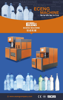 Lineaire het Afgietselmachine Semi Auto50hz 3 van de 5 Literslag Fase Plastic Fles
