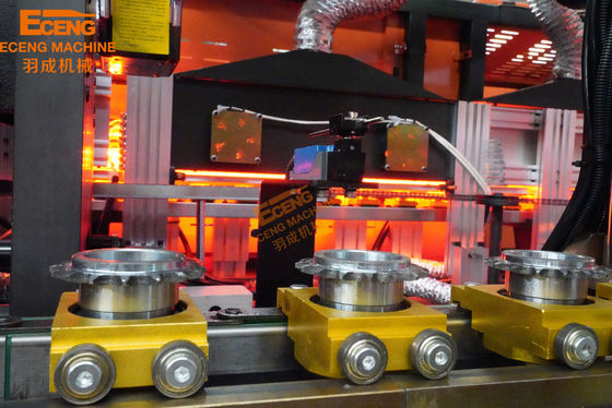 Voedsel Cas PET Jar Stretch Blow Moulding Moulding Machine 4 holtes Hoge efficiëntie